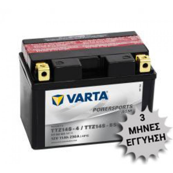 Μπαταρία VARTA YTZ14S-BS (TTZ14S-BS, TTZ14S-4, GTZ14-S YTZ14-S-BS YTZ12-S, YTZ14-S) AGM PowerSports